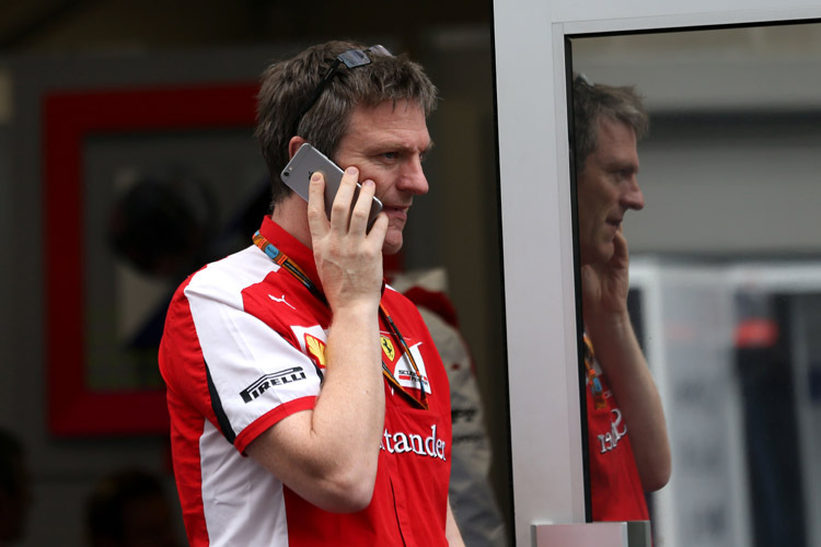 Weniger Ferngespräche in diesem Jahr: Ferrari-Technikchef James Allison freut sich