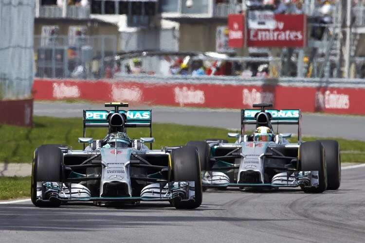 Sollen auf die Konkurrenz achten: Nico Rosberg und Lewis Hamilton