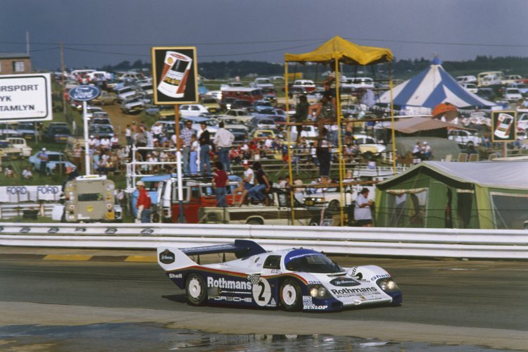 Der Porsche 956 von Stefan Bellof und Derek Bell gewann 1983 in Kyalami