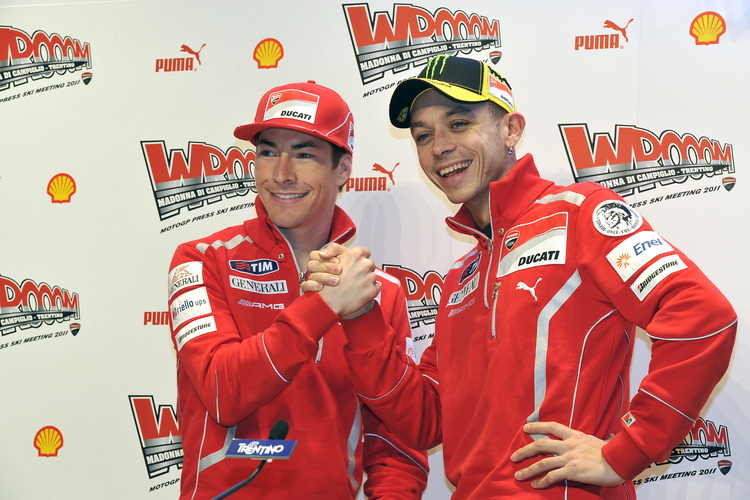 Wrooom 2011 - Nicky Hayden und Valentino Rossi