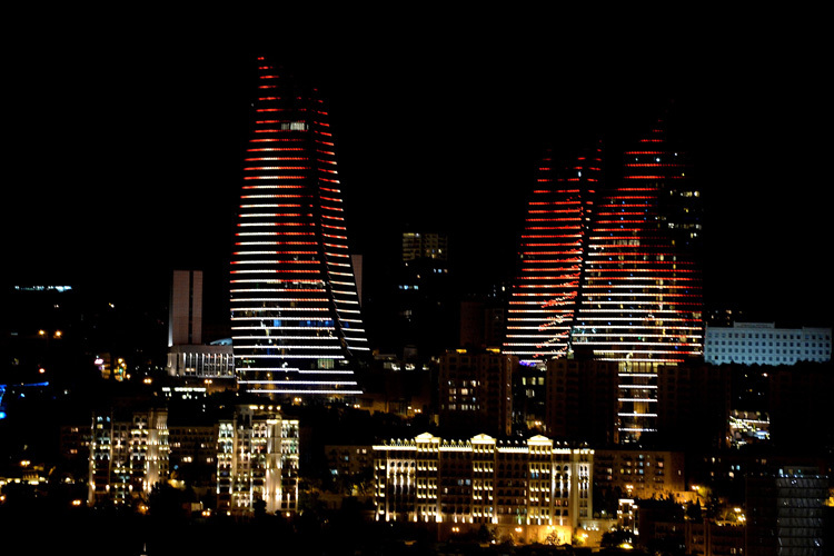 Feuer ist ein starkes Symbol in Aserbaidschan