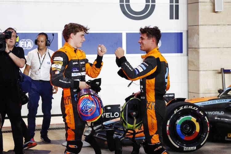 Für Oscar Piastri und Lando Norris steht ein ganz spezielles Rennwochenende auf dem Programm