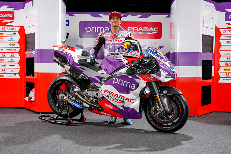 Jorge Martin präsentierte das neue Prima-Pramac-Design