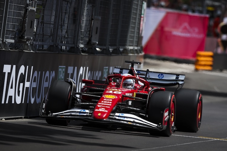 Charles Leclerc war auch im zweiten Training auf dem Strassenkurs von Monte Carlo der Schnellste