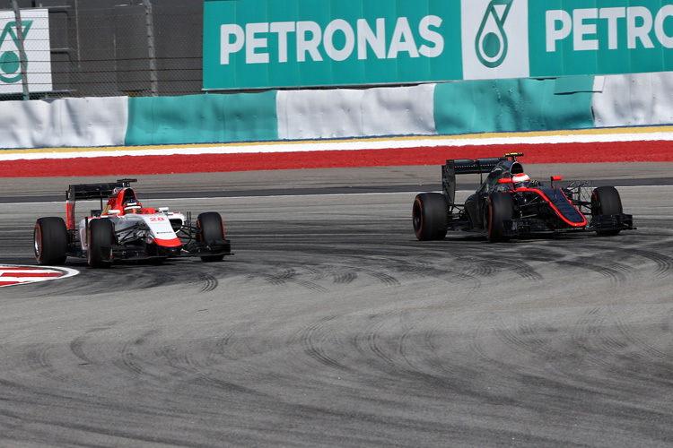 Manor und McLaren-Honda: zwei Sorgenkinder in der Formel 1