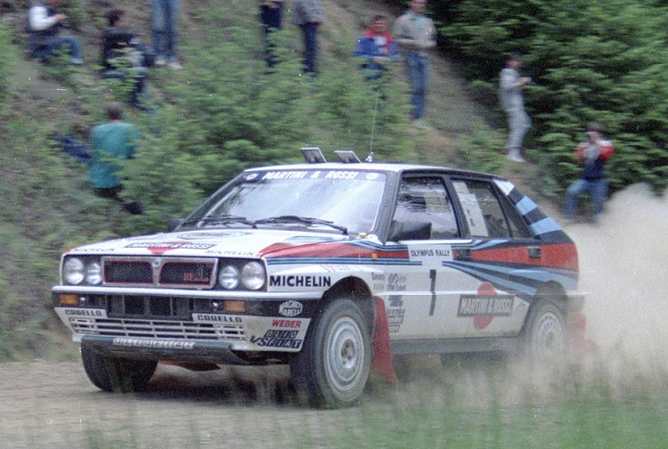Miki Biasion gewann 1988 die Olympus Rallye