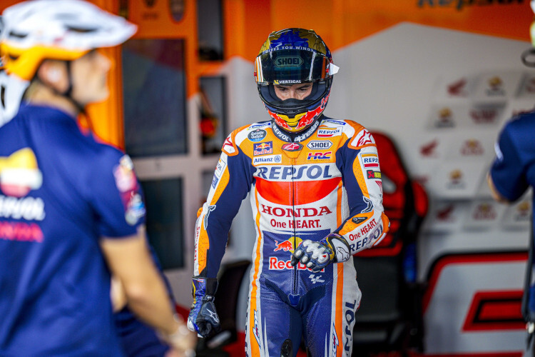 In einem Monat wird Marc Márquez die Repsol-Honda-Box in Richtung Gresini-Ducati verlassen