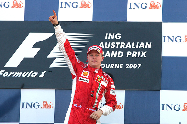 Kimi Räikkönen in Australien 2007
