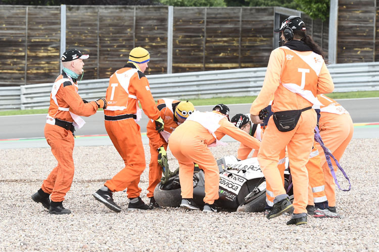 Bautista-Crash im MotoGP-Training in Kurve 11
