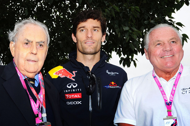 Australische Rennhelden: Sir Jack Brabham, Mark Webber, Alan Jones