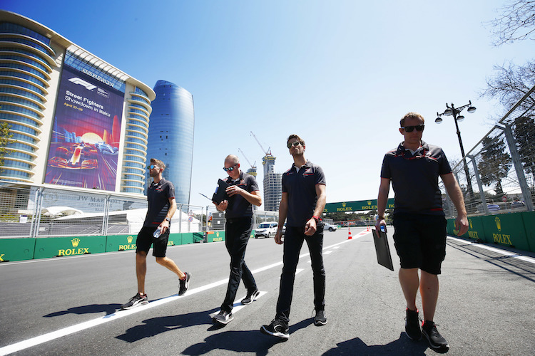 Romain Grosjean: «Die Strecke in Baku macht im Rennen mehr Spass als im Qualifying»
