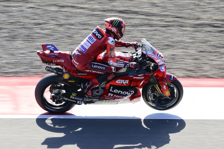 Pecco Bagnaia muss am Samstag im Q1 ran