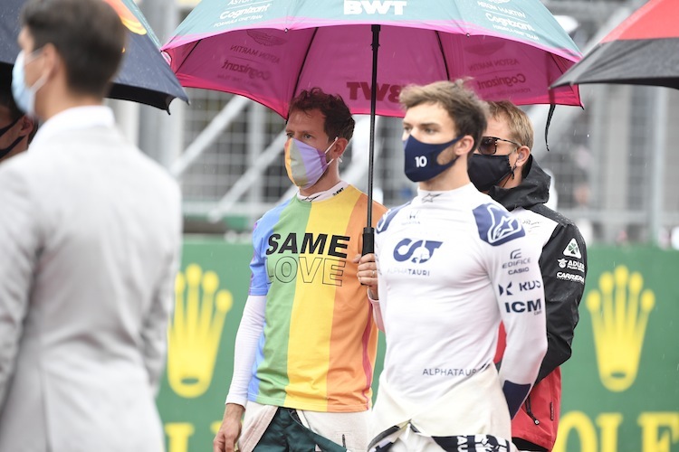 Keine Angst vor klaren Statements: Sebastian Vettel beim Ungarn-GP 2021