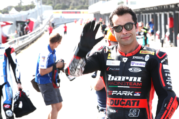 Danilo Petrucci fährt in der Superbike-WM für das Team Barni Ducati