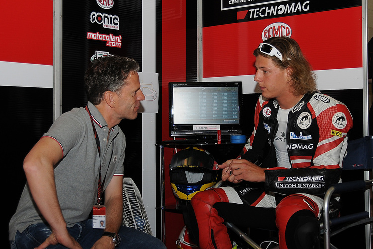 Olivier Métraux 2010 mit Domi Aegerter: Das war die erste Moto2-Saison des Schweizers