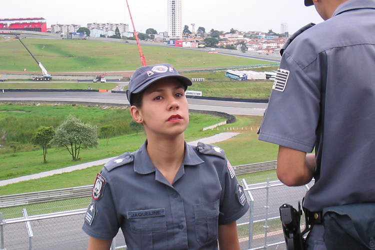 Polizei auf dem Gelände von Interlagos? Nur am Renn-Wochenende