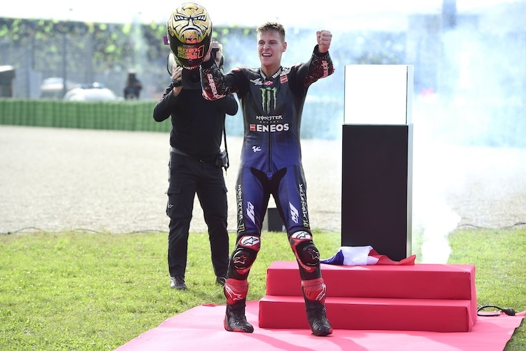 Nach steiler Lernkurve im Petrona-Kundeteam, schaffte Quartararo als Werksfahrer auf Anhieb den Gewinn der MotoGP-Krone