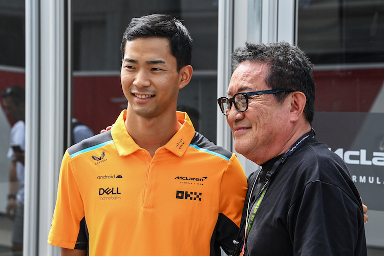 Der neue McLaren-Fahrer Ryo Hirakawa