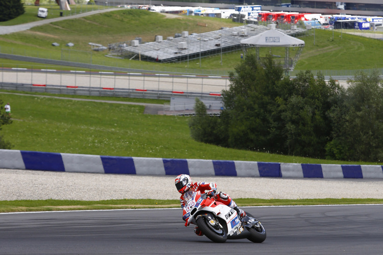 Andrea Dovizioso beim MotoGP-Test in der Steiermark