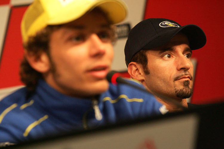 Valentino Rossi und Max Biaggi: Zwei, die sich überhaupt nicht lieb haben