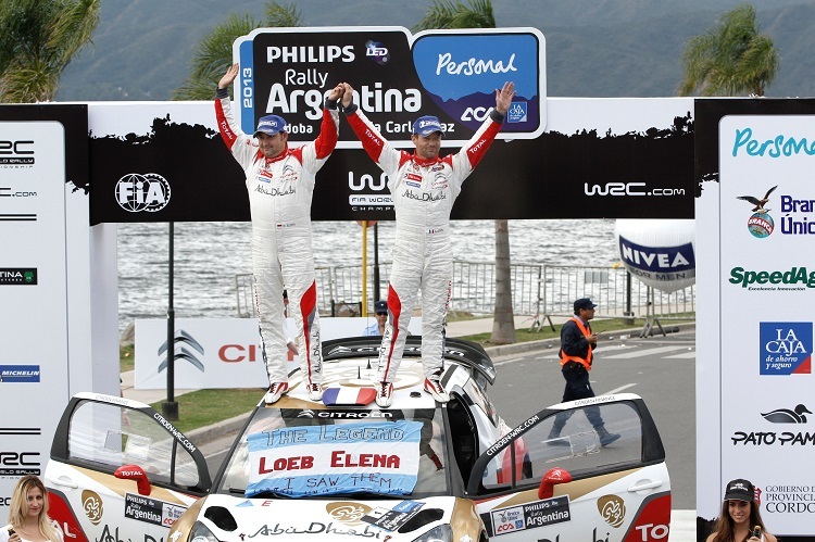 Loeb bei seinem WM-Sieg 2013 in Argentinien