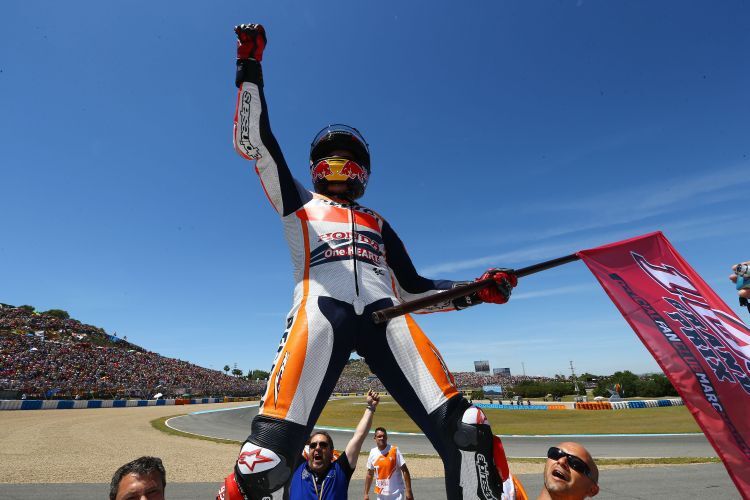 Marc Márquez gewinnt das Rennen in Jerez