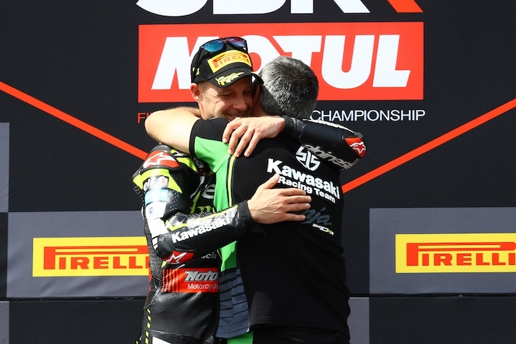 Goldene Ära: Jonathan Rea und Pere Riba feierten sechs WM-Titel in Folge