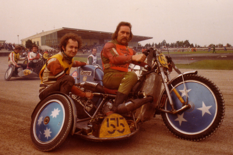 Egon Walla (Fahrer) und Edgar Starke