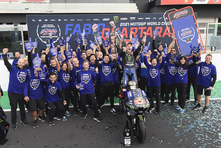 Yamaha feiert mit Fabio Quartararo den 18. Titelgewinn in der Königsklasse