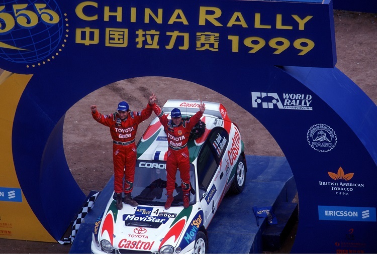Didier Auriol Sieger der WM-Rallye China 1999