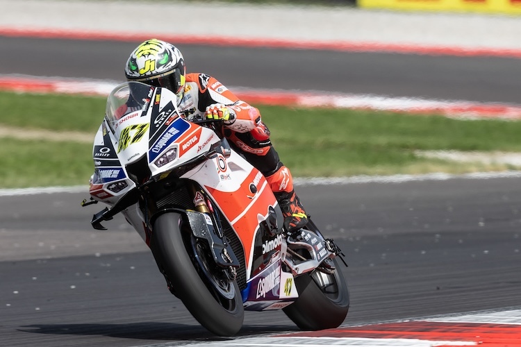 Die Verkleidung der Bimota wirkt moderner als die der Kawasaki