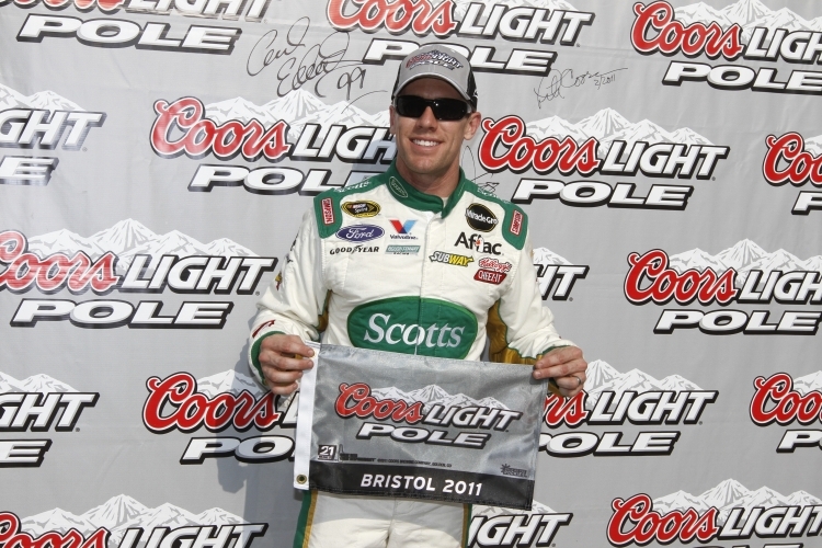 Carl Edwards holte in Bristol Pole Position Nr. 2 in 2011