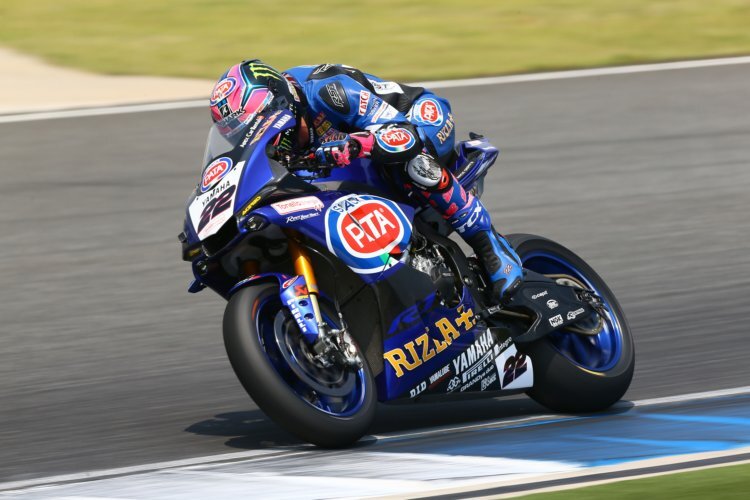Alex Lowes blieb auch in Thailand in beiden Rennen auf seiner Yamaha R1 sitzen 