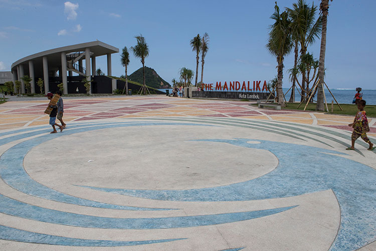 Kuta Lombok, Indonesien: In dieser Gegend am Strand von Mandalika wird der GP-Circuit gebaut