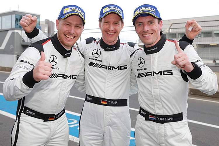 Sieg für das Mercedes-AMG Trio Seyffarth, Jäger und Buurman