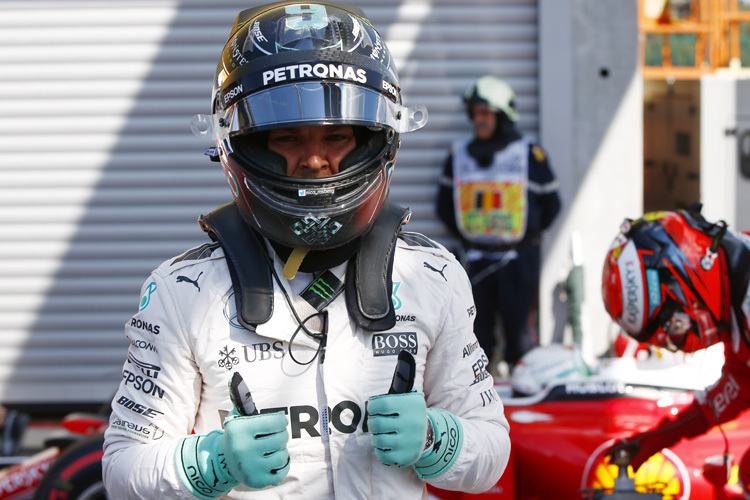 Nico Rosberg: Zwei Daumen hoch