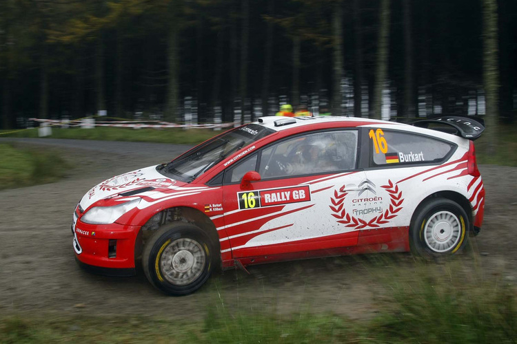 Bukart bei seiner WM-Premiere im Citroën C4 WRC