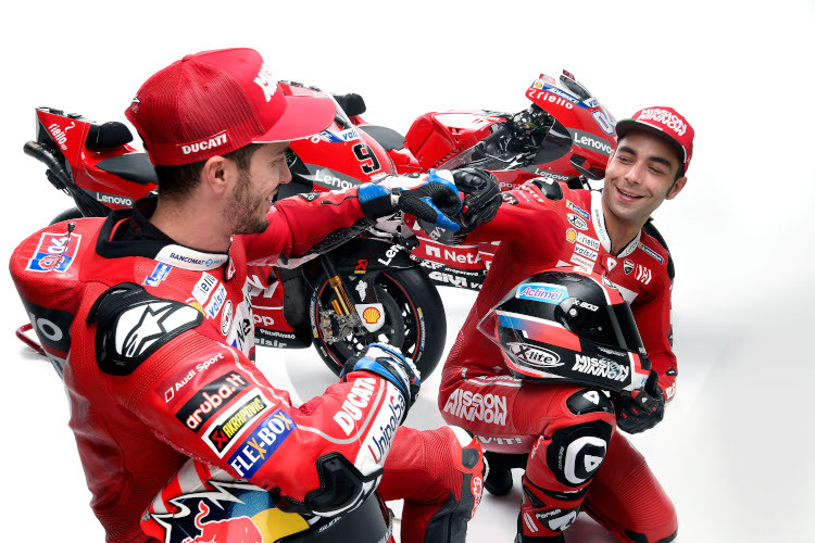Das Ducati-Duo Dovizioso und Petrucci macht am 23. Januar den Anfang