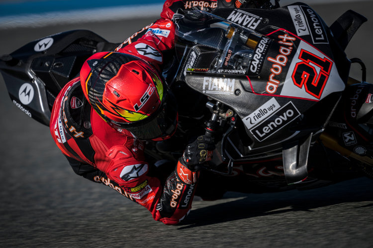 Ducati-Werksfahrer Michael Rinaldi