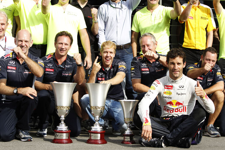 Red Bull Racing hatte in Monza wieder grund zum Feiern