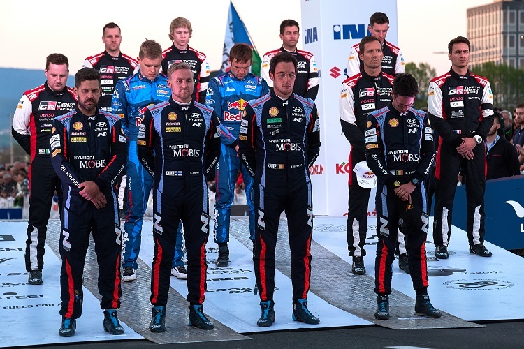 Die WRC-Team für den vierten Saisonlauf