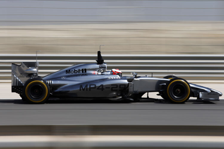 Der McLaren fuhr am Donnerstag eine volle Renndistanz