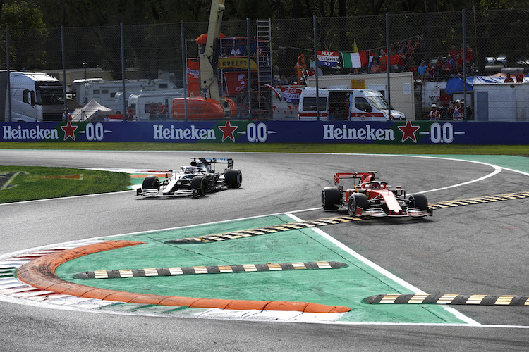 Lewis Hamilton gegen Charles Leclerc in Monza
