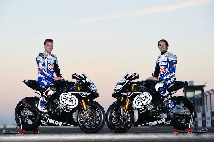Alex Lowes (li) und Sylvain Guintoli (re) sind die offiziellen Yamaha-Piloten in der Superbike-WM