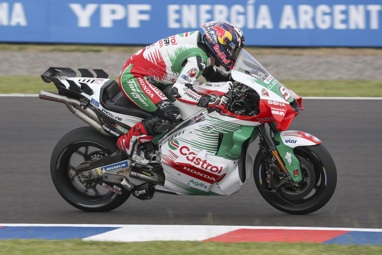 Johann Zarco stellte seine Honda in die erste Reihe