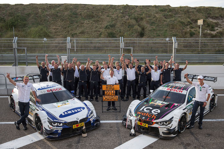 Die erfolgreichste DTM-Saison: 2014 wurde Marco Wittmann Fahrermeister und das Team RMG gewann die Teamwertung