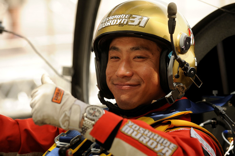 Yoshi Muroya, einer von vier Rookies in der Red Bull Air Race WM