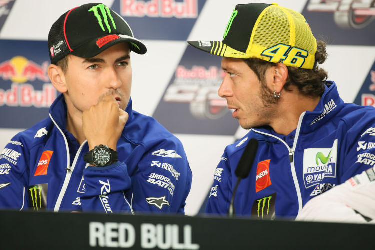 Jorge Lorenzo und Valentino Rossi 2015: Teamkollegen und erbitterte Rivalen