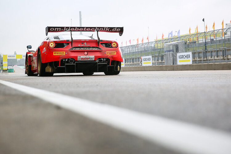 Rueckansicht des Ferrari 488 GT3