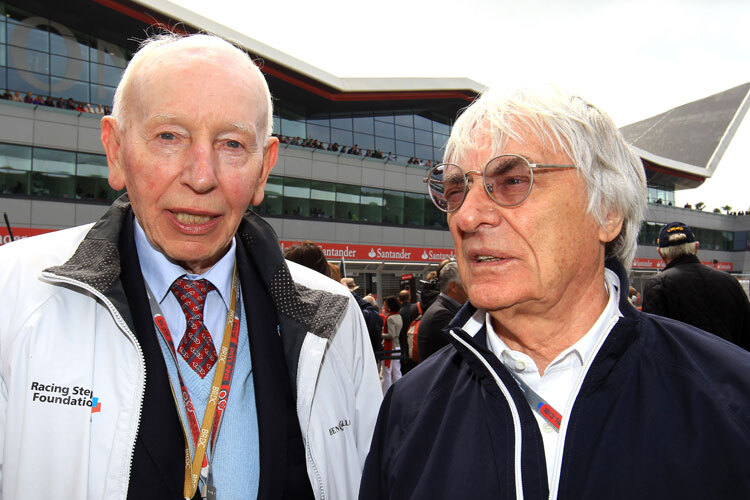 Zwei lebende Legenden: John Surtees und Bernie Ecclestone